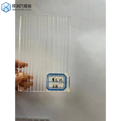 Flutelite-S Low Iron Rolled Glass for Architectural Processing Mohs Hardness 7 Option