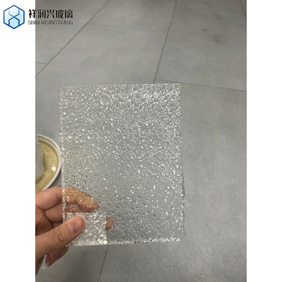 4mm Moru Flora Millenium Wave Diamond Rain Water Cube Low Iron Patterned Glass for Decoration