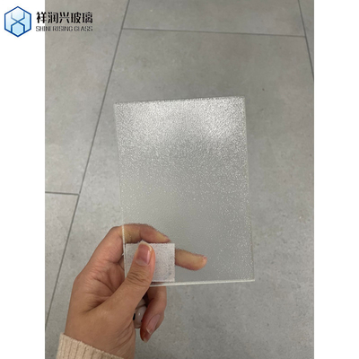 4mm Moru Flora Millenium Wave Diamond Rain Water Cube Low Iron Patterned Glass for Decoration