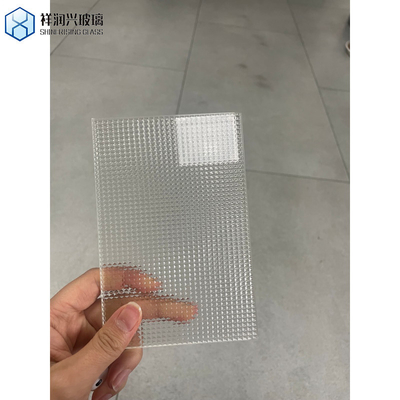 Structurally Solid Clear and Tinted Patterned/Figured/Rolled Glass with ISO Certificate