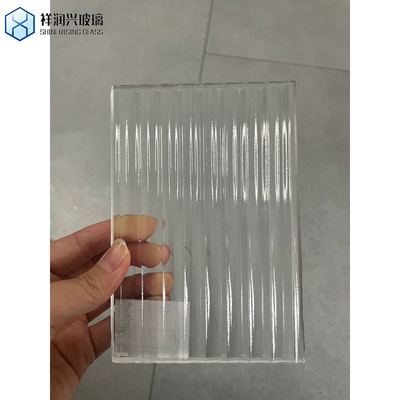 4mm Moru Flora Millenium Wave Diamond Rain Water Cube Low Iron Tempered Grade Patterned Glass for Window