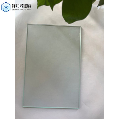 Flat Polished 5mm Aqualite Patterned Glass Grain Net Traingless Irregular Squares Hishicross