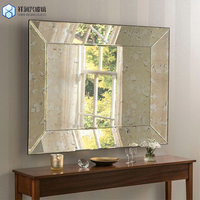 Customized Request Flat Polished Edge Decorative Wall Mirrors Without Frame