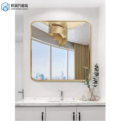 High Reflective Transparent Gym or Dance Studio Wall Mirror Glass 1830*2440/2140*3300/2440*3660 Sice s Demand