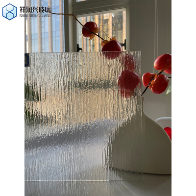 Bronze Pattern Glass Flora/Figured Glass Flat Polished with Customization Option