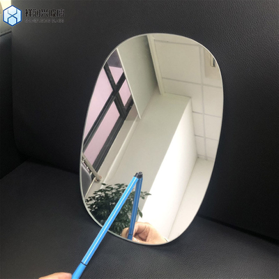 Customized Round Silver Mirror Glass Durable for Bathroom Manufacture in Qingdao