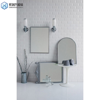 Qingdao Manufacturers Offer Clear Aluminum Glass Retro Double-Sided Table Mirror