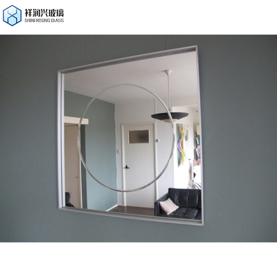 Glass Frame Material Qingdao 4mm Thickness Mirror for Dance Hall Decoration Wall Mirror