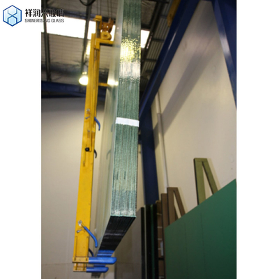 Golden Brown Color Float 6.38mm Clear PVB Low-E Float Laminated Glass 8.76mm for Furniture