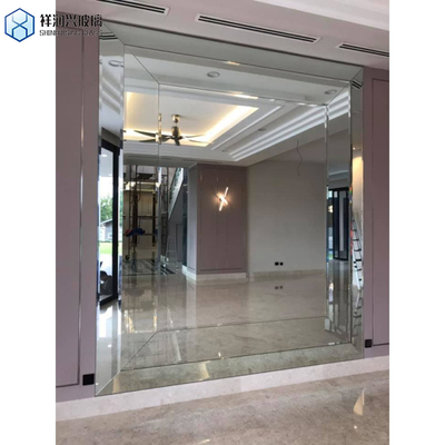 Blue Custom Durable Mirror Household 1.8mm 2mm 3mm Aluminum Coated Mirror Sheet Glass