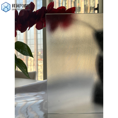 Art Etched Pattern Acid Sandblasted Etched Glass Panels for Customized Customization
