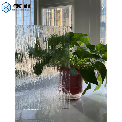 Solid Color Fancy Embossed Pattern Glass Float Figured rolled Glass for Building Decoration