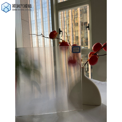 3mm-8mm Clear Base Glass Flutelite-S Decorative Embossed Pattern Glass for Window Types