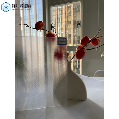3mm-8mm Clear Base Glass Flutelite-S Decorative Embossed Pattern Glass for Window Types