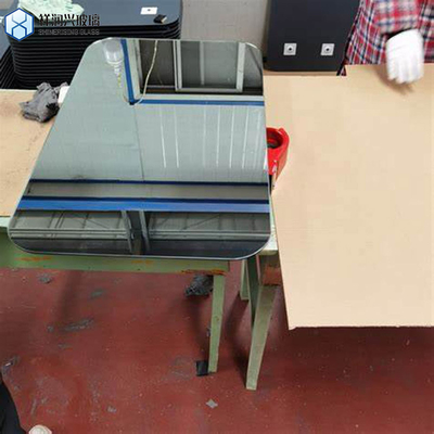 Blue Grey Professional Mirror 1.8-6mm Polished Aluminum Mirror Sheet with Float Glass