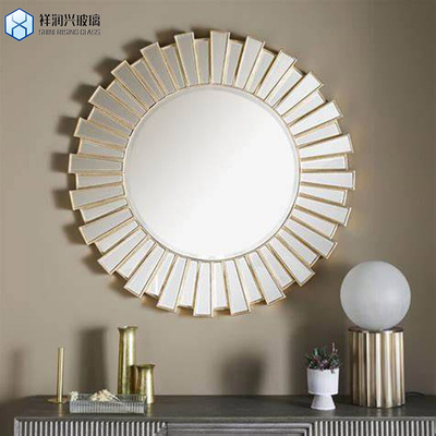 Large European Brown Round Square Oval Shape Safety Corner Road Mirror with Convex Glass