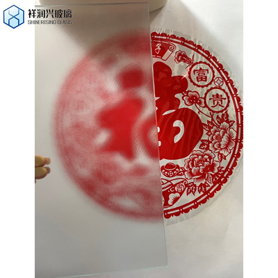 Architecture Decorative Fusing Flat Polished Edge Work Customized Cast Tempered Glass