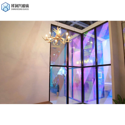 Building Glass Colored/Tinted Tempered Glass Laminated with Polished Edge Customization