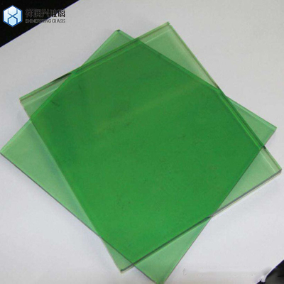 Building Glass Colored/Tinted Tempered Glass Laminated with Polished Edge Customization