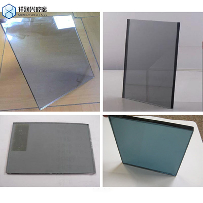 Building Window 4mm 5mm 6mm 8mm Tinted Bronze Blue Smoke Glass with Solid Structure