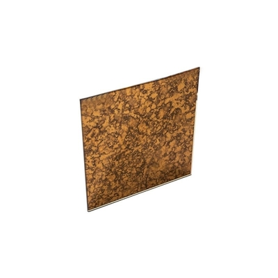 Decorative Wall Antique Mirror with Patterned Design in Rectangle Shape