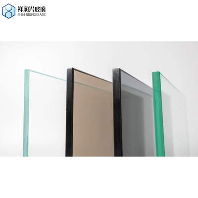 Solid Color 2mm-19mm Tinted Sheet Custom Laminated Tempered Clear Float Building Glass