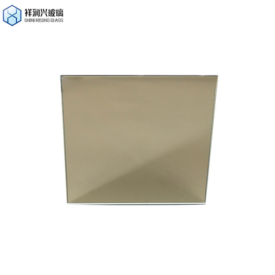 Rectangle Glass Coloreds Mirror Panel with Competitive and Bronze Golden Frame Material