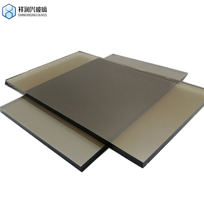 Customized 3mm-12mm Euro Bronze Tinted Float Glass with ISO CE Certificate Extra Clear