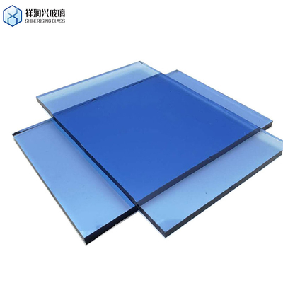 Customized Request Get 8mm Grey Dark Blue Tinted Float Glass from Maika International