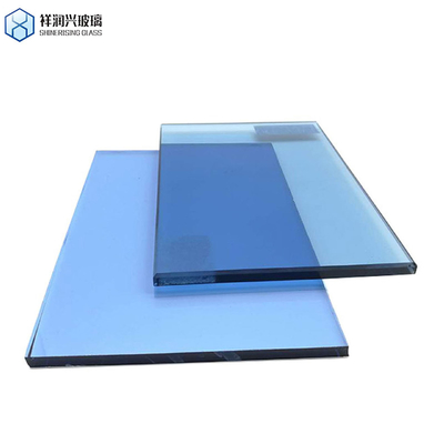 Customized Request Get 8mm Grey Dark Blue Tinted Float Glass from Maika International