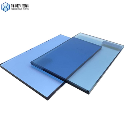 Customized Request Get 8mm Grey Dark Blue Tinted Float Glass from Maika International
