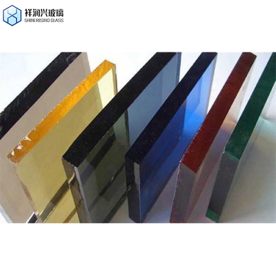 Custom Clear Tinted Float Glass Laminated Tempered Glass for Building Window Railing