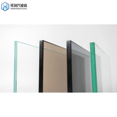 Custom Clear Tinted Float Glass Laminated Tempered Glass for Building Window Railing