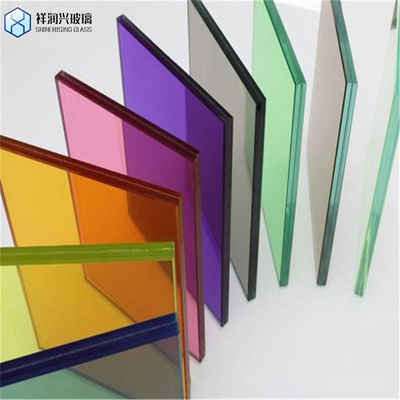 Custom Clear Tinted Float Glass Laminated Tempered Glass for Building Window Railing