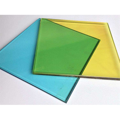 Customized Low Iron Tempered Coating Glass Flat and Colorful Reflective for Decoration