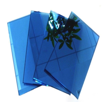 Building Glass in Flat Dark Bronze Tinted Tempered Glass for Laminated Structures