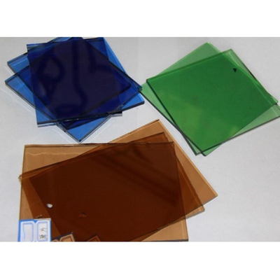 4mm 5mm 6mm 8mm Tinted Bronze Blue Smoke Tempered Building Glass with Solid Structure
