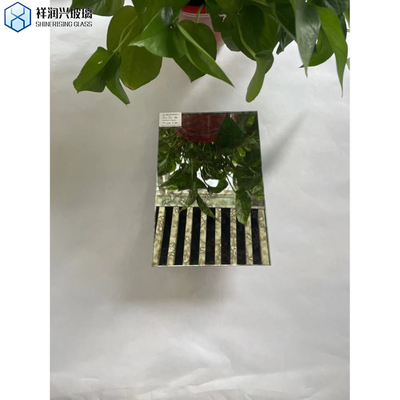 Customized Art Decorative Frameless Antique Glass Mirror Sheet with Customized Design