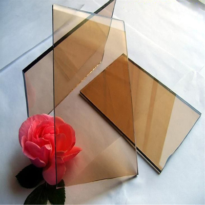 Float Glass Building Glass in Tempered Customized Automatic Ocean Blue Brown Tinted