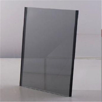 Customized Request Tempered Smoke Grey Light Gray Tinted Float Glass for Building