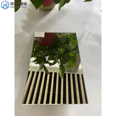 Cutting and Edging Rectangle Antique Silver Bathroom Mirror Glass Sheet for Home Design