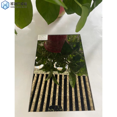 Gold Antique Decorative Wall Frame Mirror Glass Tiles and Tables for Commercial Spaces