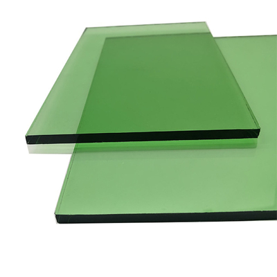 Dark Grey Tinted Float Glass with Flat Polished Edge Work as The Customer's Choice