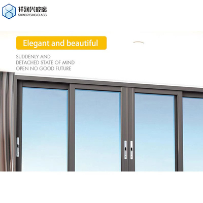 Flat Argon Gas Filled Double Glazing Sealed Unit Insulated Glass Windows for Residential