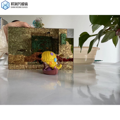 Luxury Wall Architectural Decoration Antique Silver Mirror Sheet with Float Glass
