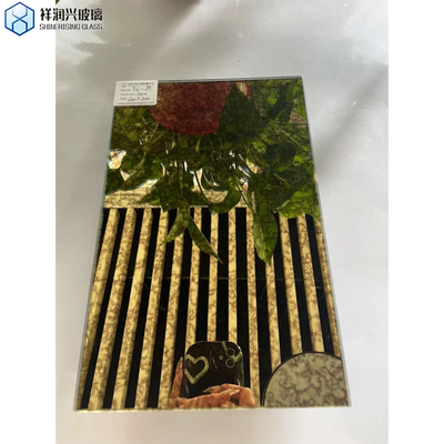 Flat Polished Edge Antique Mirror Glass for Decorative Technique Laminated 4mm 5mm 6mm