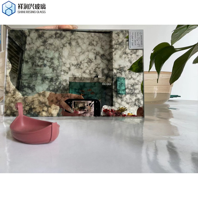 Flat Polished Edge Antique Mirror Glass for Decorative Technique Laminated 4mm 5mm 6mm