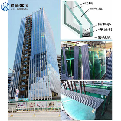 Customization Qualified Tempered Double Insulated Glass Panels for Building Curtain Wall