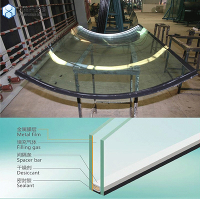 Customization Qualified Tempered Double Insulated Glass Panels for Building Curtain Wall