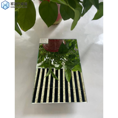 Decorative Wall Mirror for Doors Wardrobe Cutting Edging Drilling Tempering ISO Certified